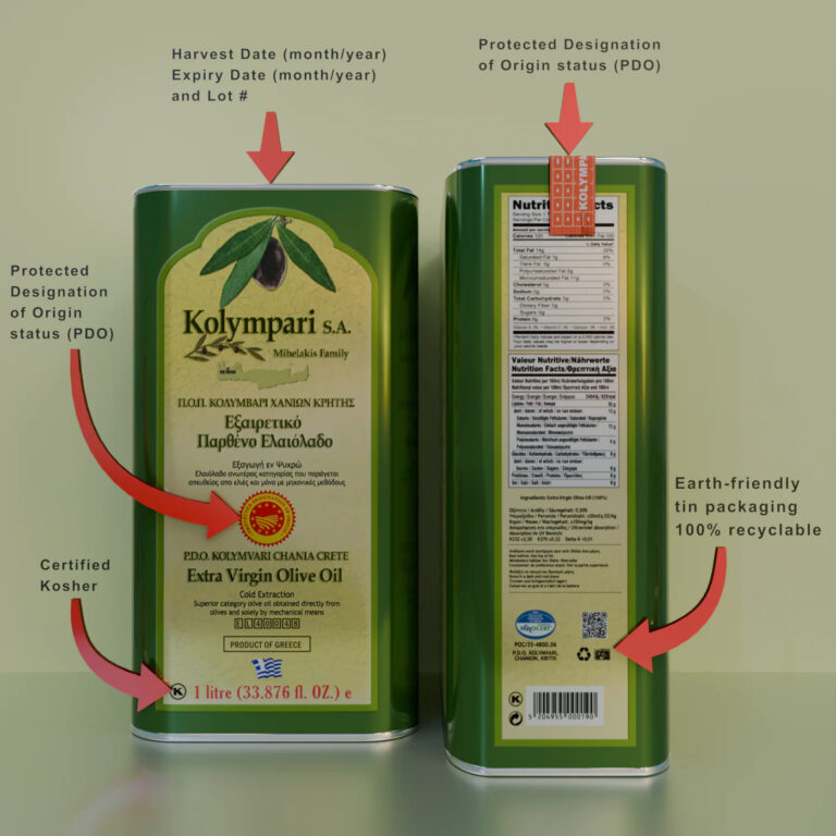 kolympari authenticity greek extra virgin olive oil